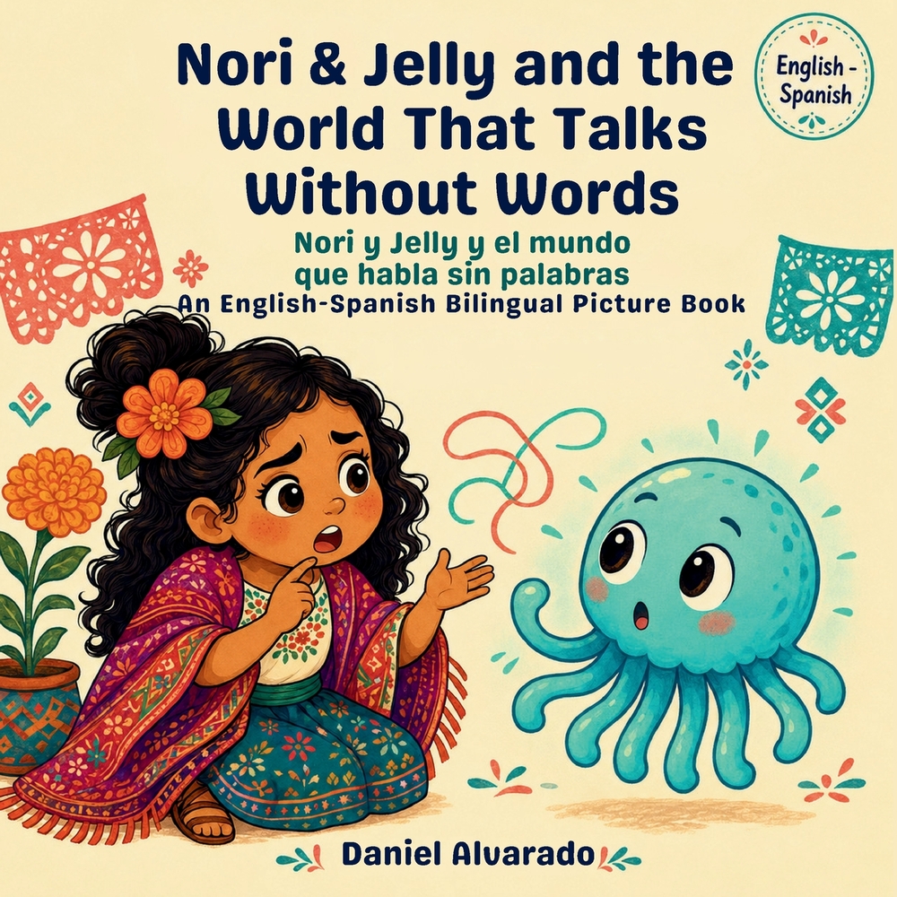 Nori & Jelly and the World That Talks Without Words - Nori y Jelly y el mundo que habla sin palabras: An English-Spanish Bilingual Picture Book / Un c cover