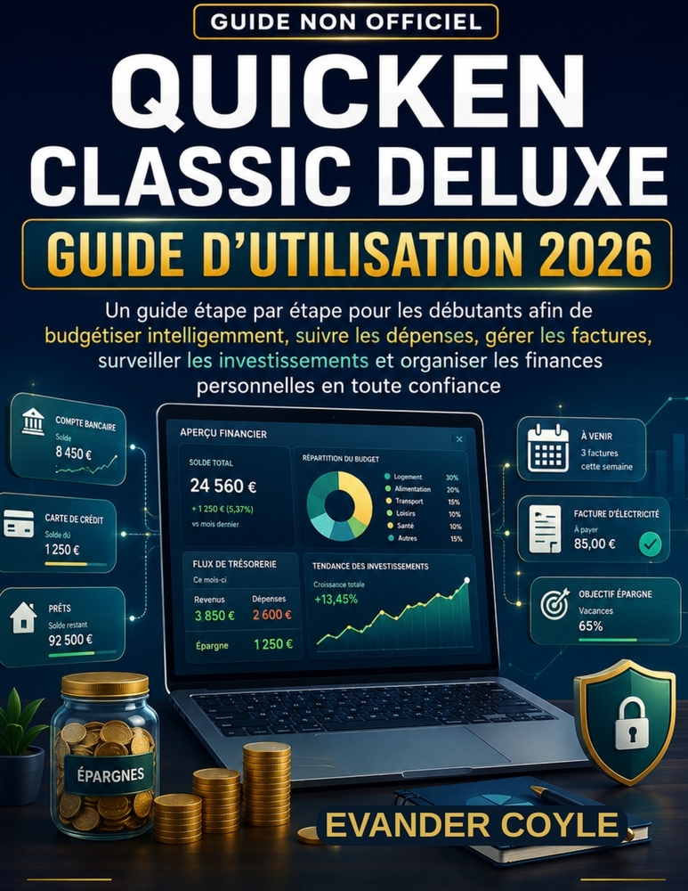 Quicken Classique Deluxe Guide de l'Utilisateur 2026 cover