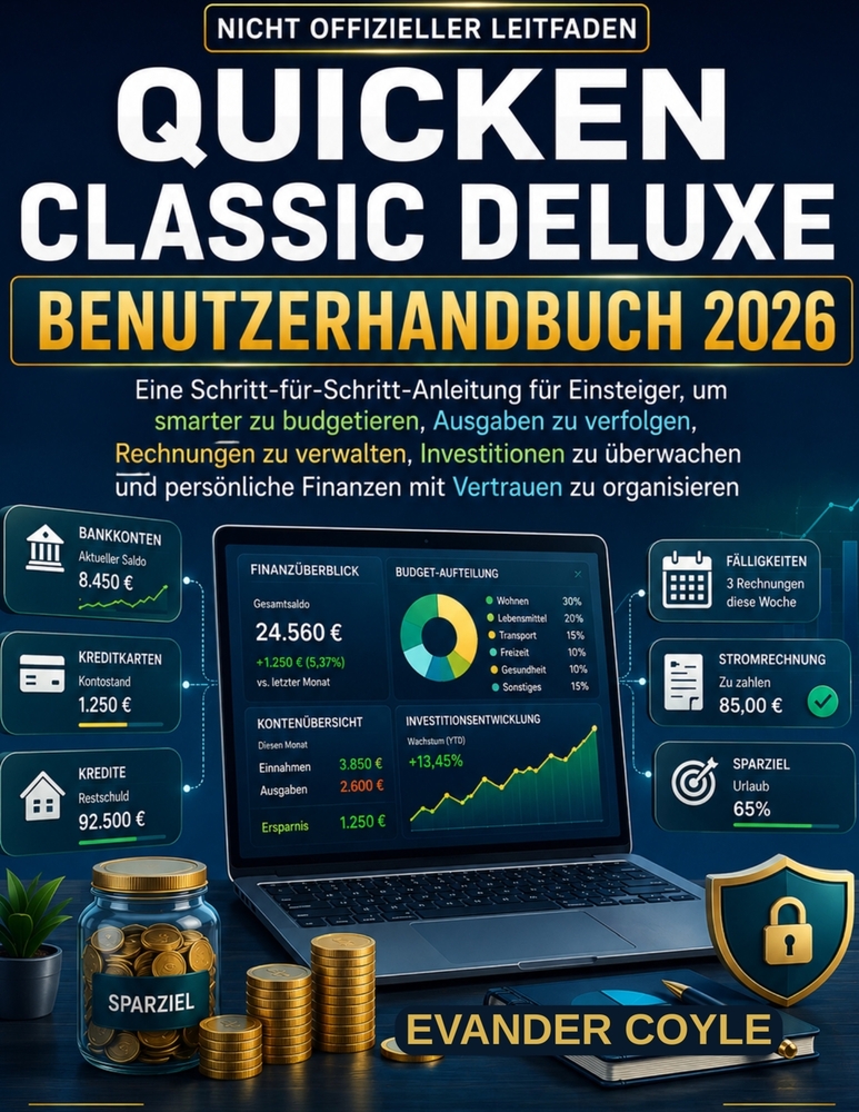 Quicken Classic Deluxe Benutzerhandbuch 2026 cover