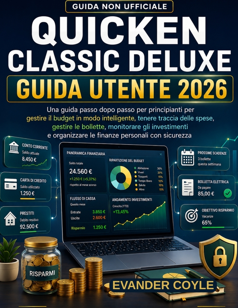 Quicken Classic Deluxe Guida Per l'Utente 2026 cover