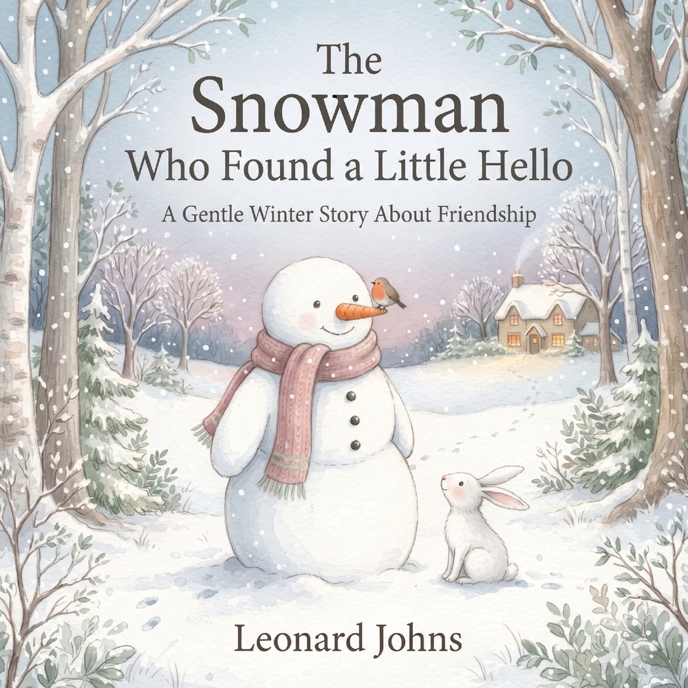 The Snowman Who Found a Little Hello: A Gentle Winter Story About Friendship, Loneliness, and Finding New Friends cover