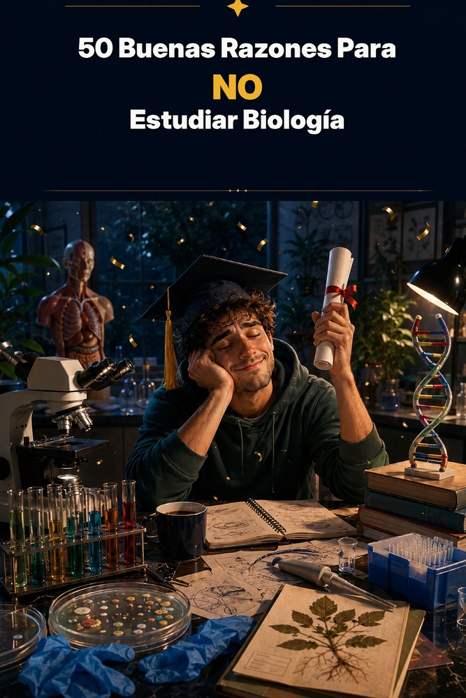 50 Buenas Razones Para NO Estudiar Biología cover
