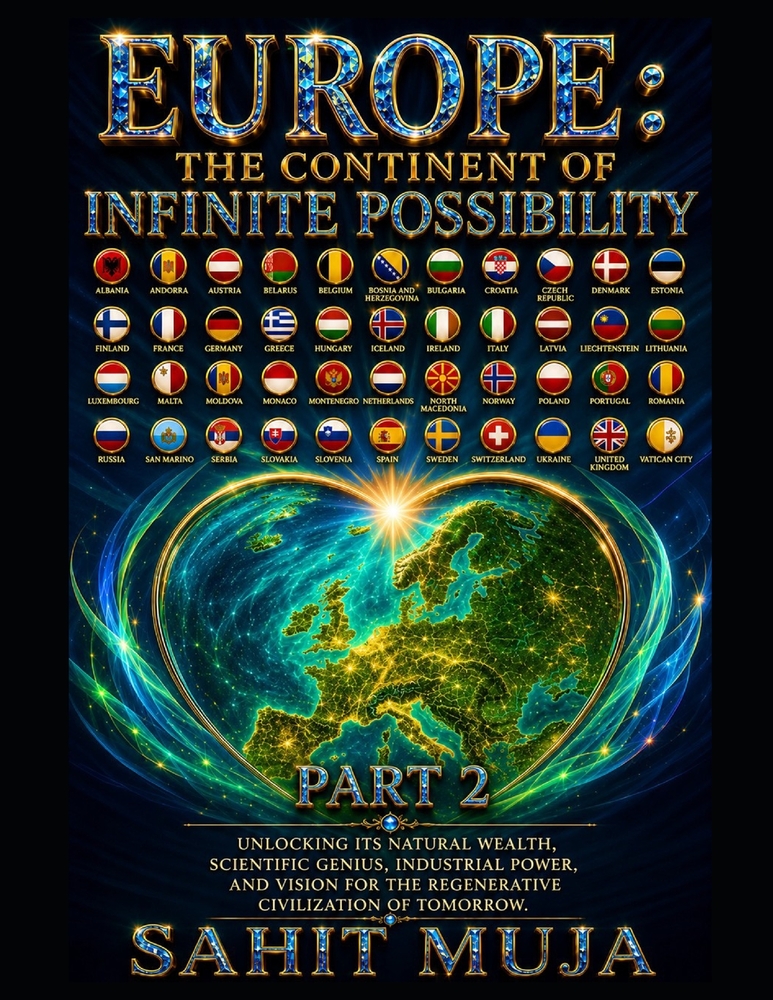 Europe: THE CONTINENT OF INFINITE POSSIBILITY PART 2: Unlocking Its Natural Wealth, Scientific Genius, Industrial Power, and Vision for the Regenerati cover