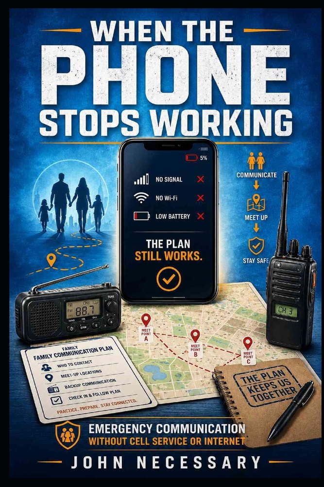 When the Phone Stops Working: Emergency Communication Without Cell Service or Internet cover