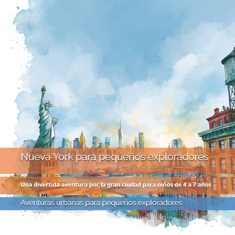 Nueva York para pequeños exploradores: Una divertida aventura por la gran ciudad para niños de 4 a 7 años: descubre lugares famosos, curiosidades, mon cover