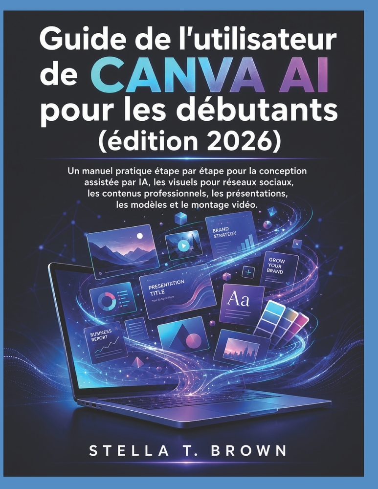 Guide de l'utilisateur de Canva AI pour les débutants 2026: Un manuel pratique étape par étape pour la conception assistée par IA, les visuels pour ré cover