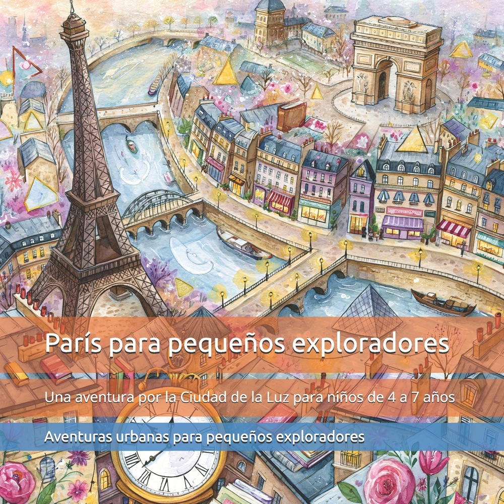 París para pequeños exploradores: Una aventura por la Ciudad de la Luz para niños de 4 a 7 años: descubre la Torre Eiffel, el arte, los monumentos, la cover