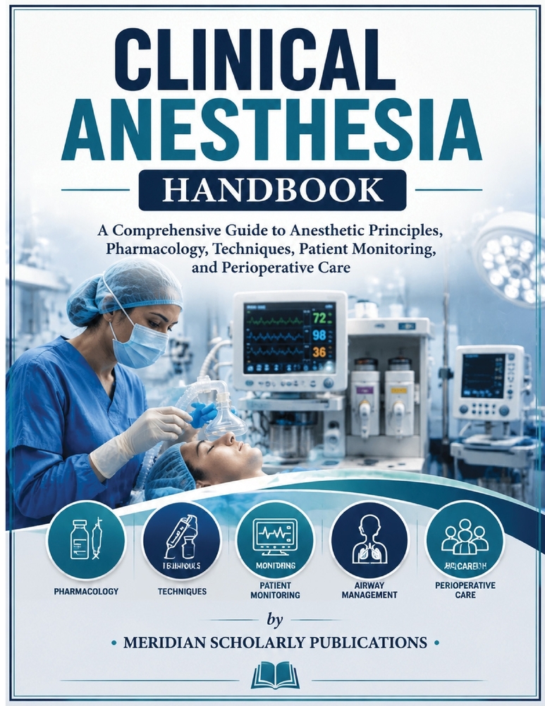 Clinical Anesthesia Handbook: A Comprehensive Guide to Anesthetic Principles, Pharmacology, Techniques, Patient Monitoring, and Perioperative Care cover