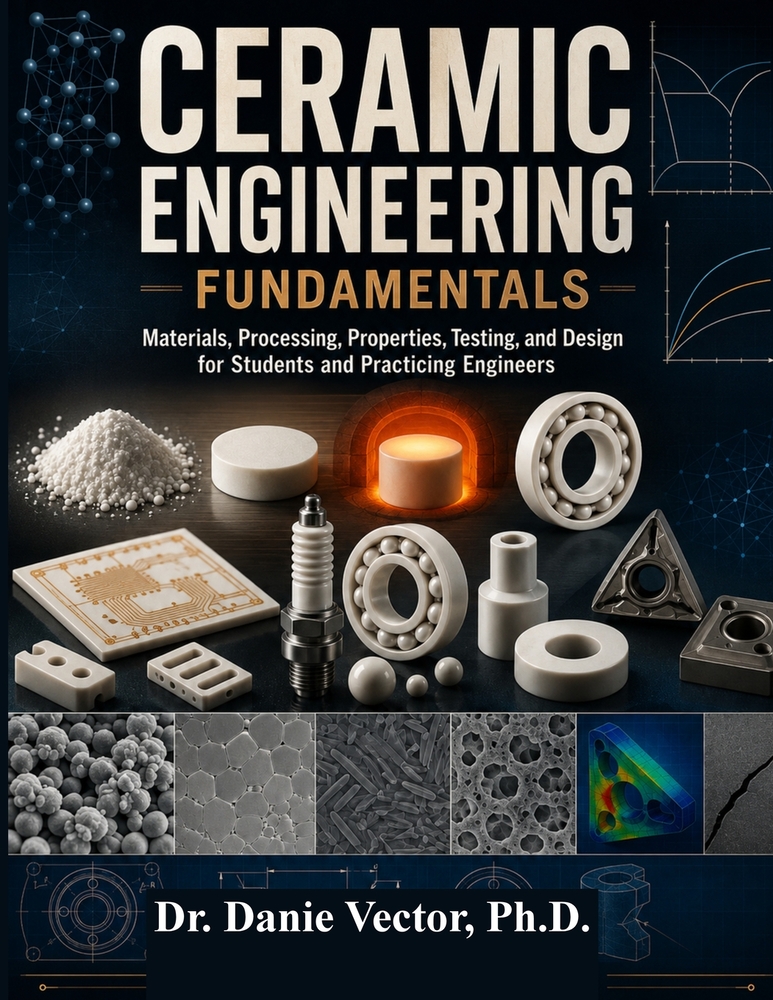 Ceramic Engineering Fundamentals: Materials, Processing, Properties, Testing, and Design for Students and Practicing Engineers cover