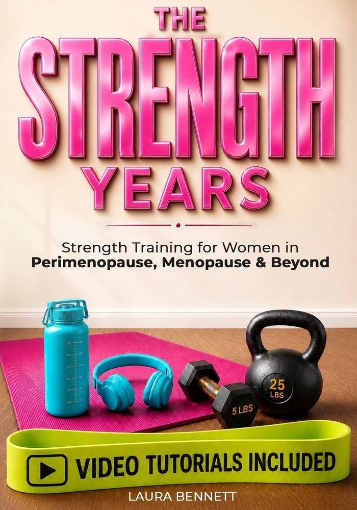 The Strength Years: Step-by-Step Strength Training for Women in Perimenopause, Menopause & Beyond, with a 4-Week Plan to Build Muscle, Support Bone He cover
