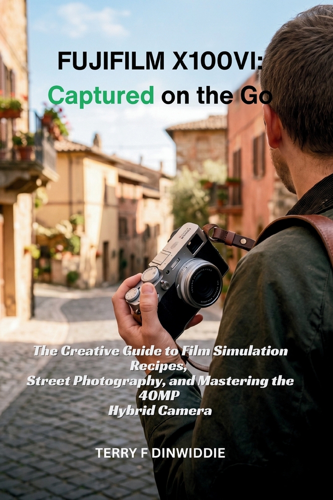 Fujifilm X100vi: CAPTURED ON THE GO: The Creative Guide to Film Simulation Recipes, Street Photography, and Mastering the 40MP Hybrid Camera cover