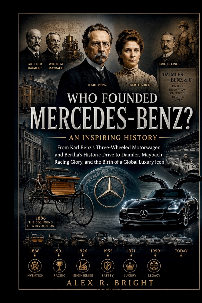 Who Founded Mercedes-Benz? an Inspiring History cover
