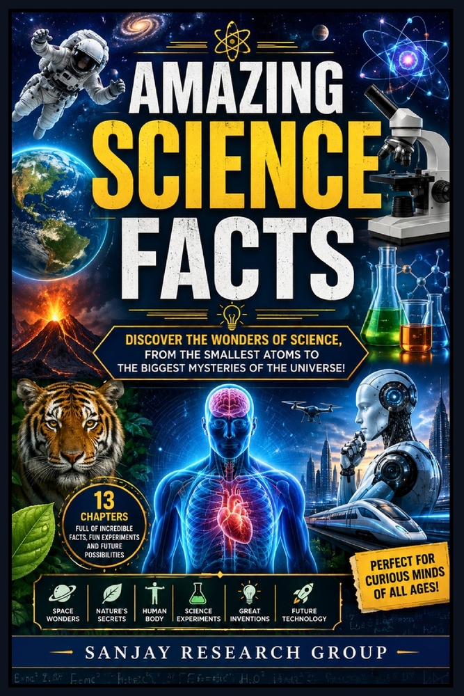 Amazing Science Facts: Discover the Wonders of Science, From the Smallest Atoms to The Biggest Mysteries of the Universe cover