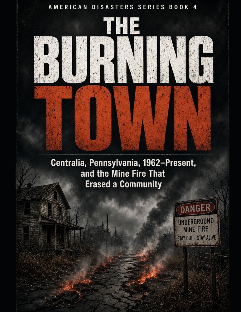 The Burning Town: Centralia, Pennsylvania, 1962-Present, and the Mine Fire That Erased a Community Series Name: American Disasters Series Number: Book cover
