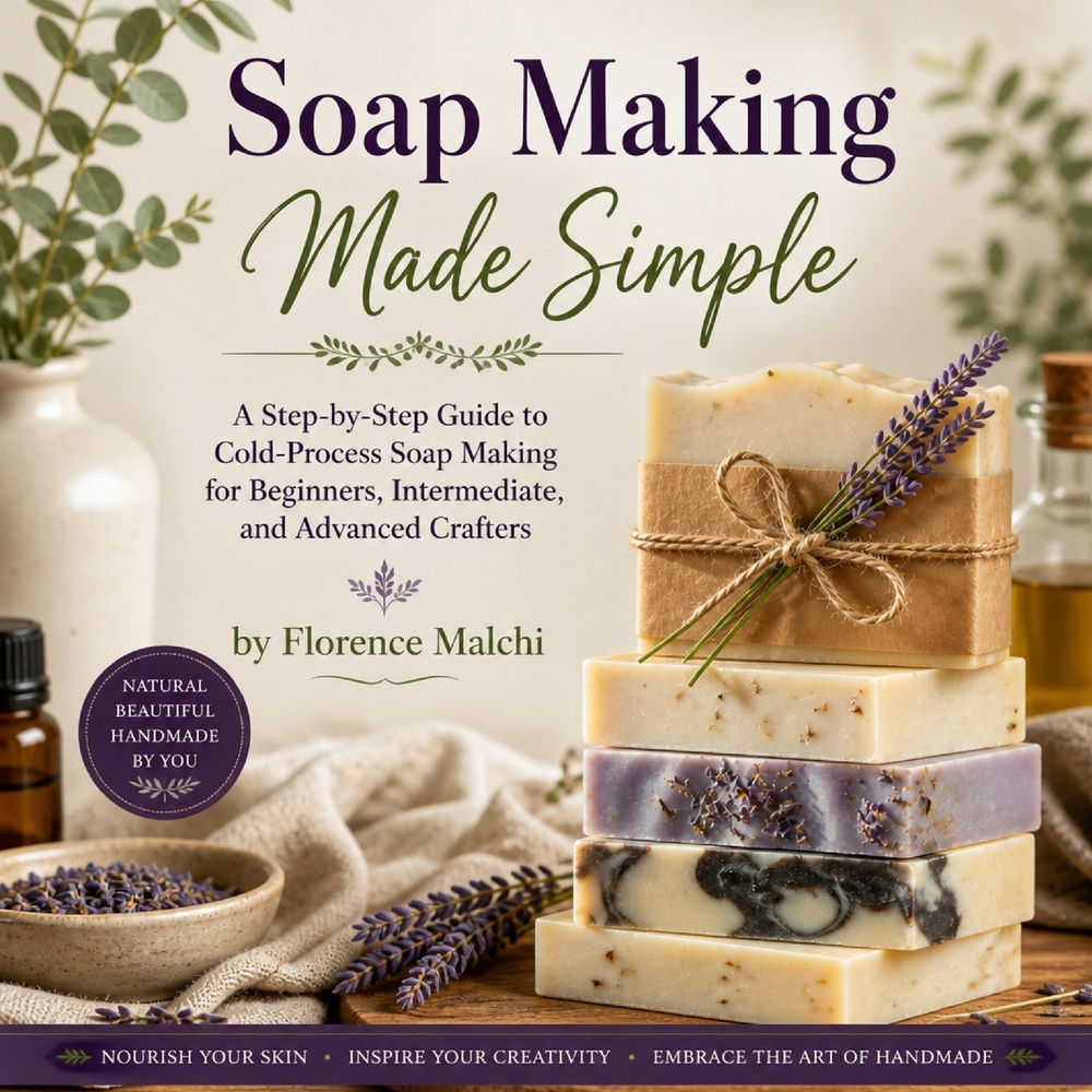 Soap Making Made Simple: A Step-by-Step Guide to Cold-Process Soap Making for Beginners, Intermediate, and Advanced Crafters cover