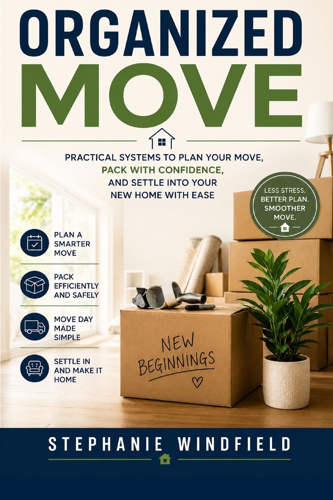 Organized Move: Practical Systems to Plan Your Move, Pack With Confidence, and Settle Into Your New Home with Ease cover