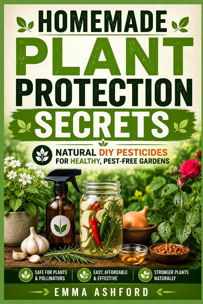 Homemade Plant Protection Secrets: Natural DIY Pesticides for Healthy, Pest-Free Gardens cover
