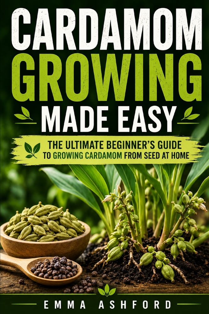 Cardamom Growing Made Easy: The Ultimate Beginner's Guide to Growing Cardamom from Seed at Home cover