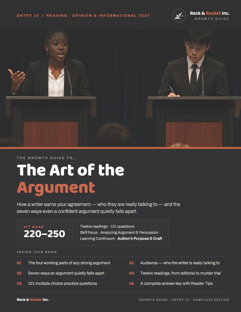 Rock & Rocket Growth Guide: The Art of the Argument cover