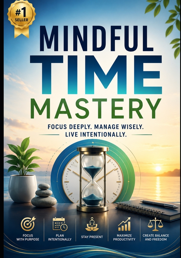 Mindful Time Mastery: **Mindful Time Mastery: A Practical Guide to Focus, Productivity, Intentional Planning, and Creating More Time for What Matters* cover