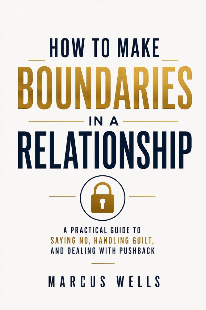 How To Make Boundaries In a Relationship: A Practical Guide to Saying No, Handling Guilt, and Dealing With Pushback cover