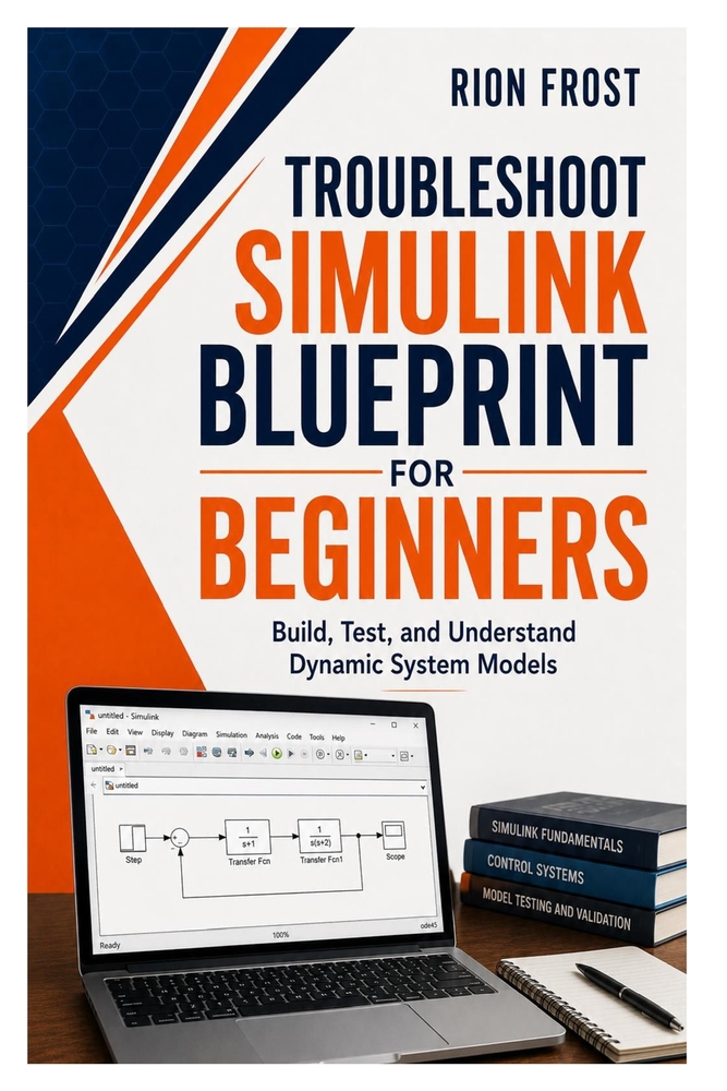Troubleshoot SIMULINK BLUEPRINT FOR BEGINNERS: Build, Test, and Understand Dynamic System Models cover