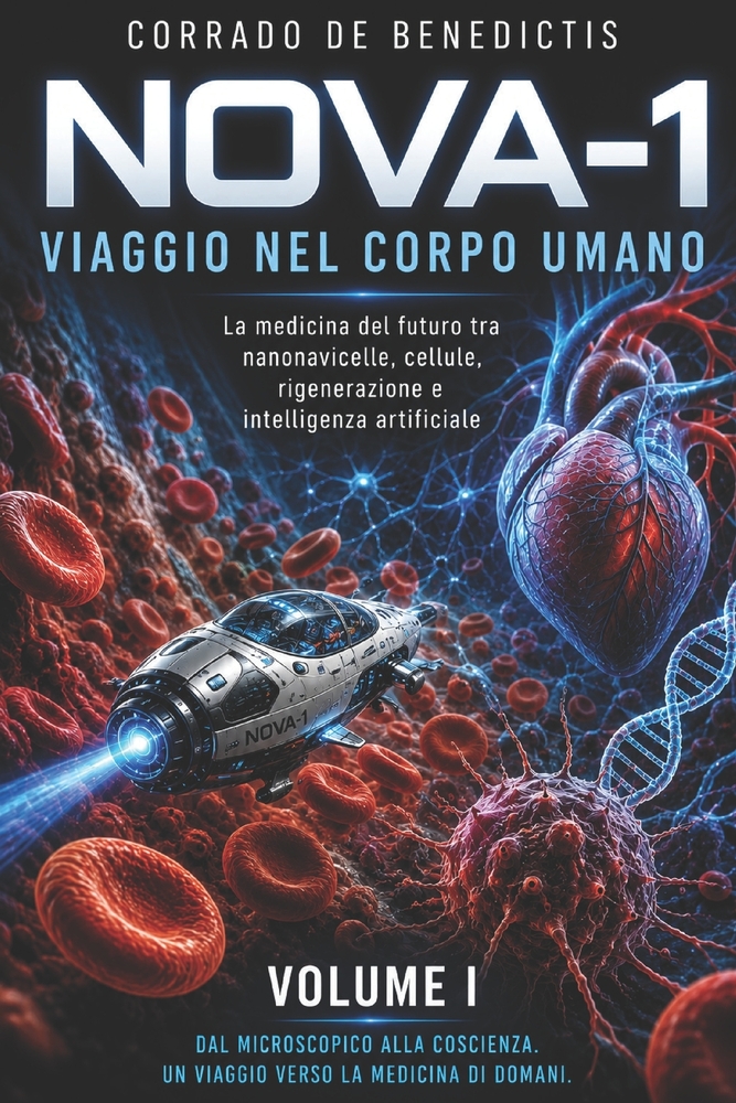 Nova-1 Viaggio Nel Corpo Umano: Volume I La medicina del futuro tra nanonavicelle, cellule, e intelligenza artificiale cover