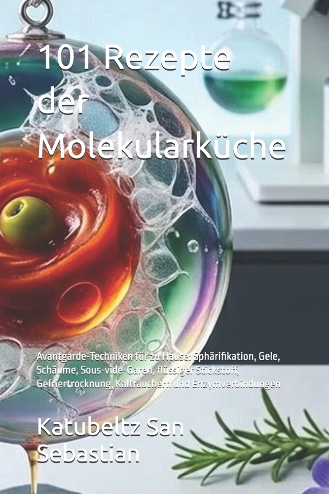 101 Rezepte der Molekularküche: Avantgarde-Techniken für zu Hause: Sphärifikation, Gele, Schäume, Sous-vide-Garen, flüssiger Stickstoff, Gefriertrockn cover