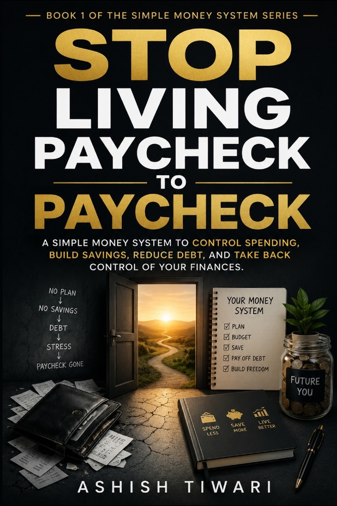 Stop Living Paycheck to Paycheck: A Simple Money System to Control Spending, Build Savings, Reduce Debt, and Take Back Control of Your Finances. cover