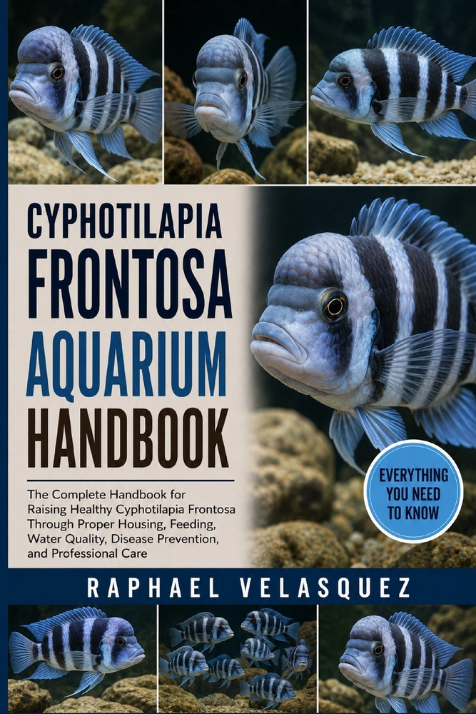 Cyphotilapia Frontosa Aquarium Handbook: The Complete Handbook for Raising Healthy Cyphotilapia Frontosa Through Proper Housing, Feeding, Water Qualit cover