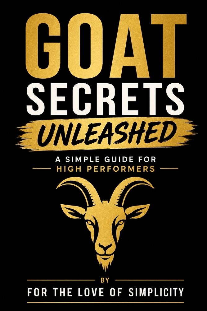 GOAT Secrets Unleashed: A Simple Guide for High Performers cover