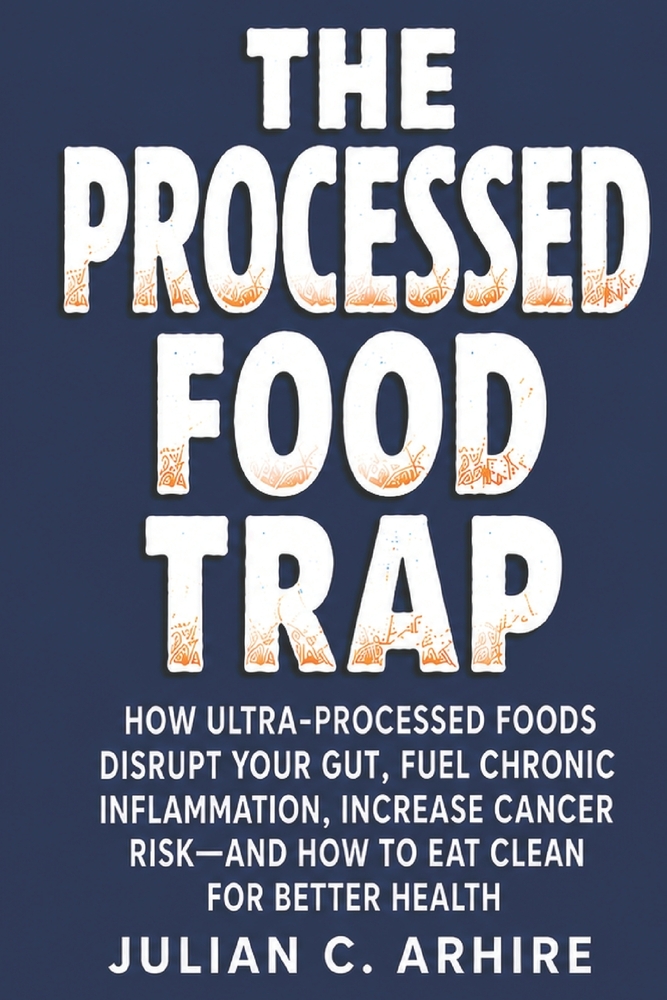The Processed Food Trap: How Ultra-Processed Foods Disrupt Your Gut, Fuel Chronic Inflammation, Increase Cancer Risk-and How to Eat Clean for Better H cover