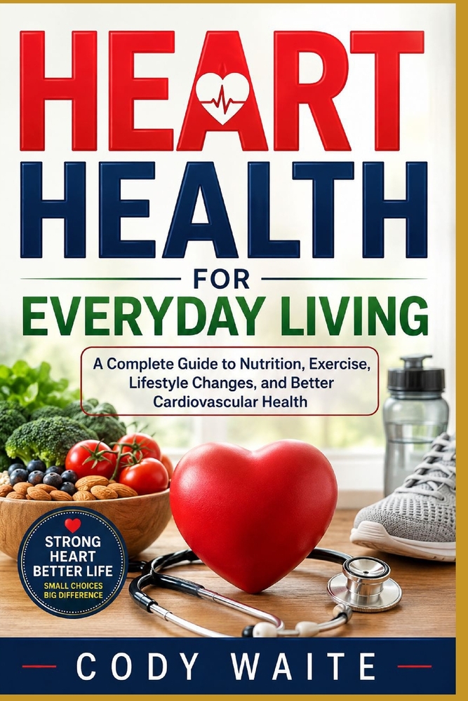 Heart Health for Everyday Living: A Complete Guide to Nutrition, Exercise, Lifestyle Changes, and Better Cardiovascular Health cover
