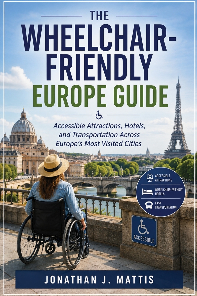 The Wheelchair-Friendly Europe Guide: Accessible Attractions, Hotels, and Transportation Across Europe's Most Visited Cities cover