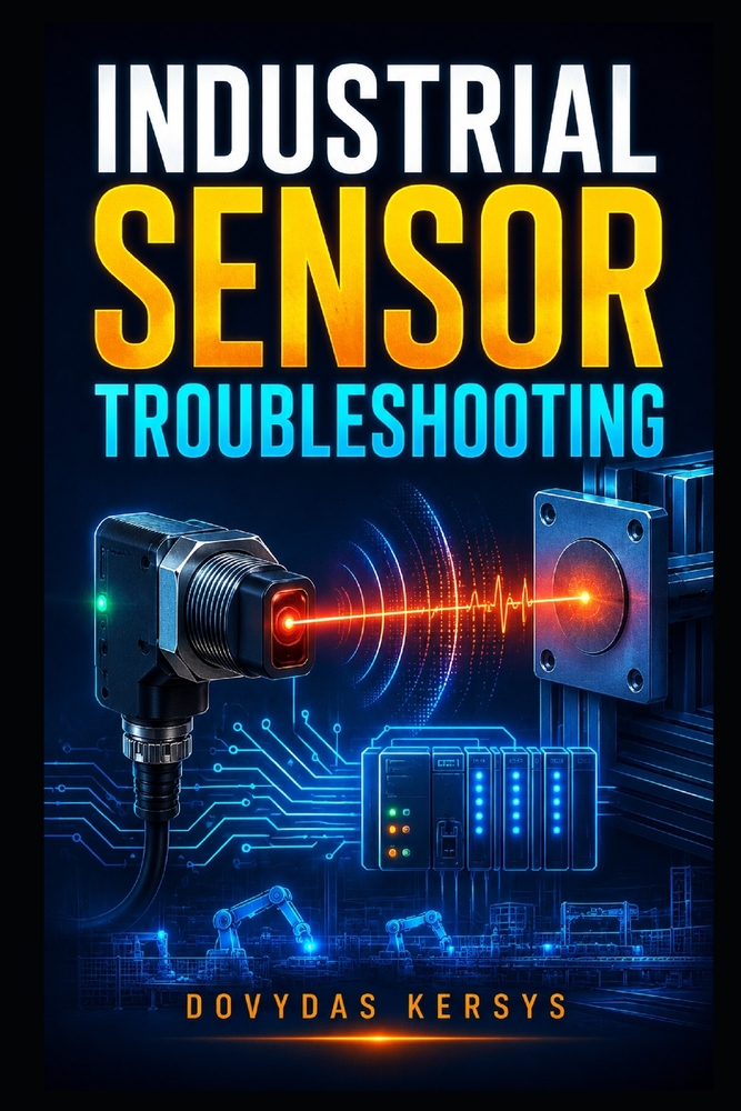 Industrial Sensor Troubleshooting: A Practical Guide to Diagnosing Proximity, Photoelectric, Pressure, Temperature, Flow, Level, Encoder, Analog, and cover