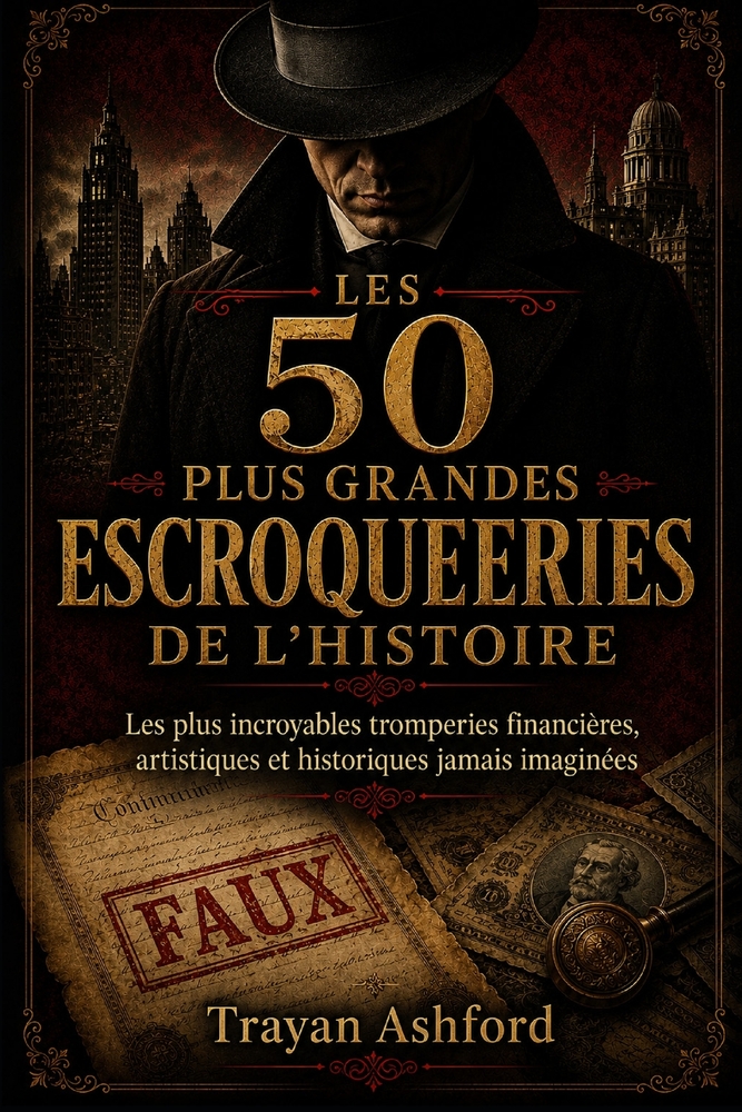 Les 50 Plus Grandes Escroqueries de l'Histoire: Les plus incroyables tromperies financières, artistiques et historiques jamais imaginées cover