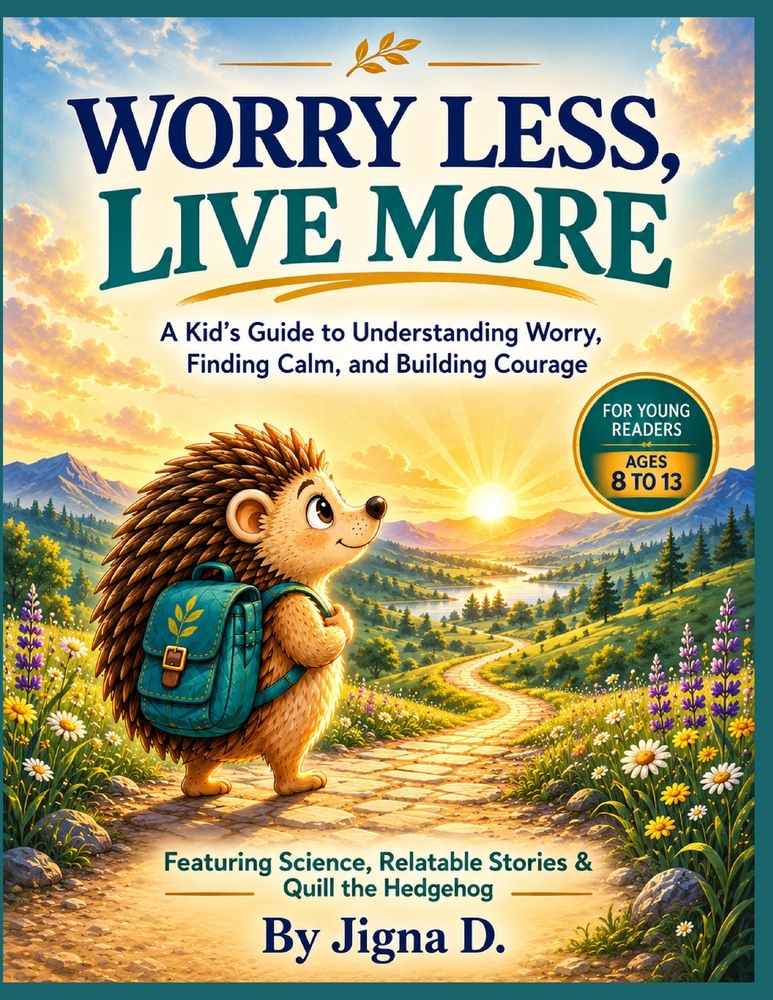Worry Less, Live More: A Kid's Guide to Understanding Worry, Finding Calm, and Building Courage cover