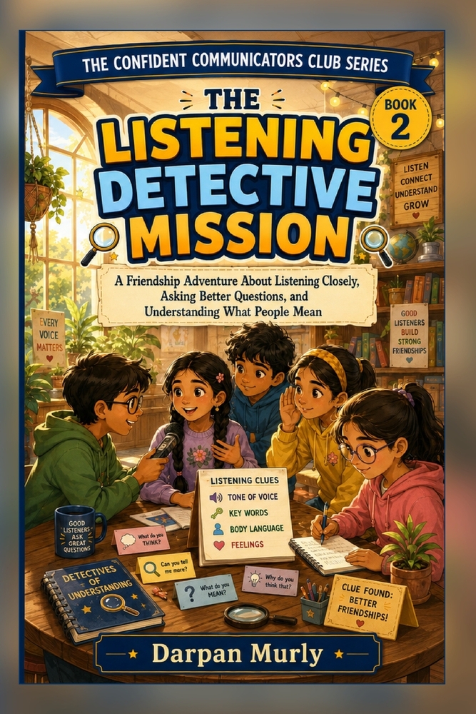 The Listening Detective Mission: A Friendship Adventure About Listening Closely, Asking Better Questions and Understanding What People Mean cover
