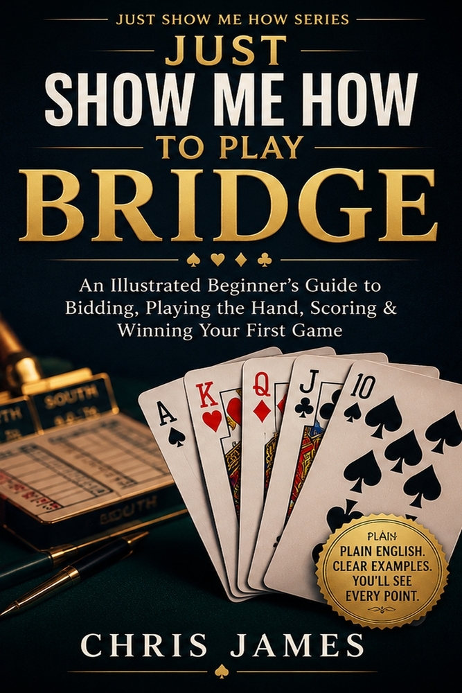 Just Show Me How to Play Bridge: An Illustrated Beginner's Guide to Bidding, Playing the Hand, Scoring & Winning Your First Game cover