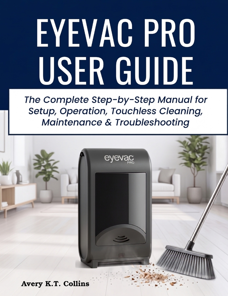 Eyevac Pro User Guide: The Complete Step-by-Step Manual for Setup, Operation, Touchless Cleaning, Maintenance & Troubleshooting cover