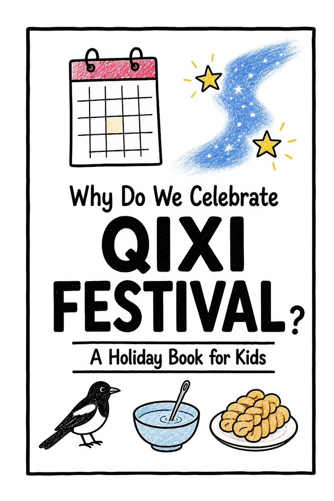 Why Do We Celebrate Qixi Festival?: A Fun, Educational, and Illustrated Holiday Book for Kids and Curious Minds About China's Festival of Love cover