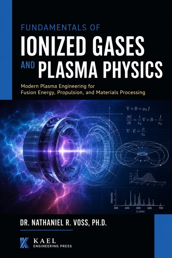 Fundamentals of Ionized Gases and Plasma Physics: Modern Plasma Engineering for Fusion Energy, Propulsion, and Materials Processing cover