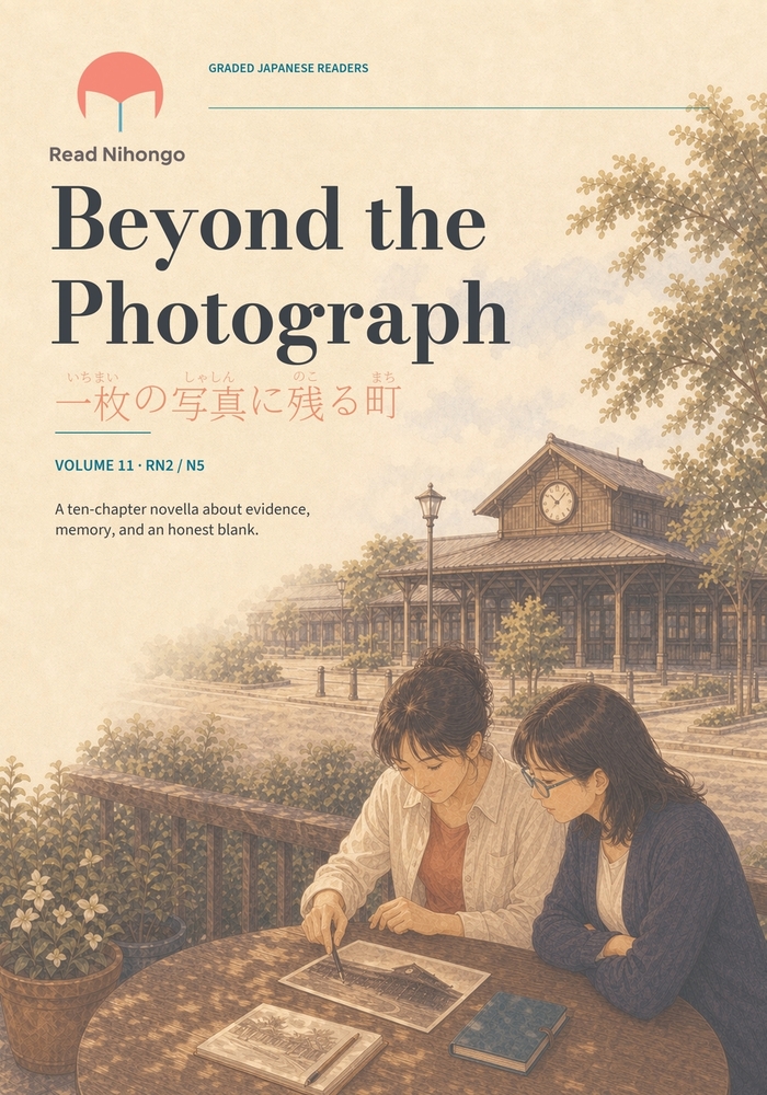 Beyond the Photograph: Japanese Reading Practice 一枚の写真に残る町 cover