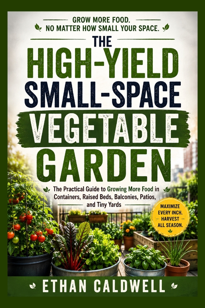 The High-Yield Small-Space Vegetable Garden: The Practical Guide to Growing More Food in Containers, Raised Beds, Balconies, Patios, and Tiny Yards cover