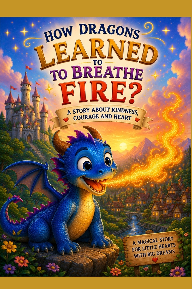 How did dragons learn to breathe fire? cover