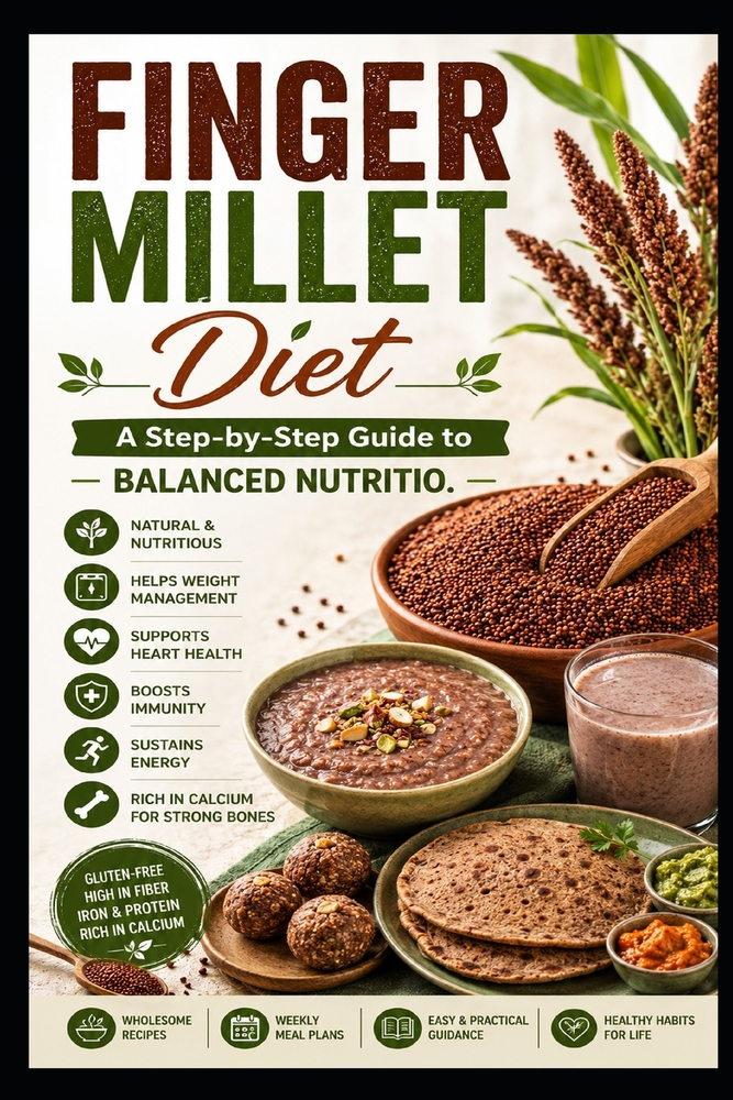 Finger millet Diet A Step-by-Step Guide to Balanced Nutrition: Health cover