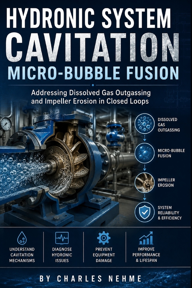 Hydronic System Cavitation Micro-Bubble Fusion: Addressing Dissolved Gas Outgassing and Impeller Erosion in Closed Loops cover