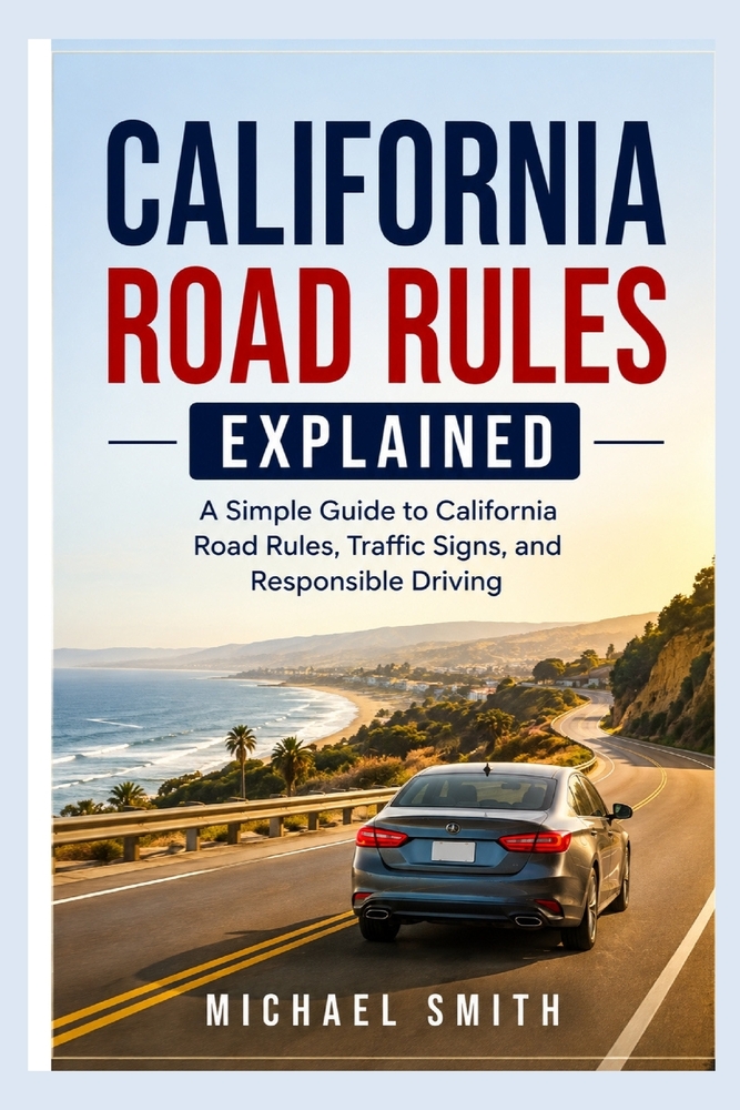 California Road Rules Explained: A Simple Guide to California Road Rules, Traffic Signs, and Responsible Driving cover