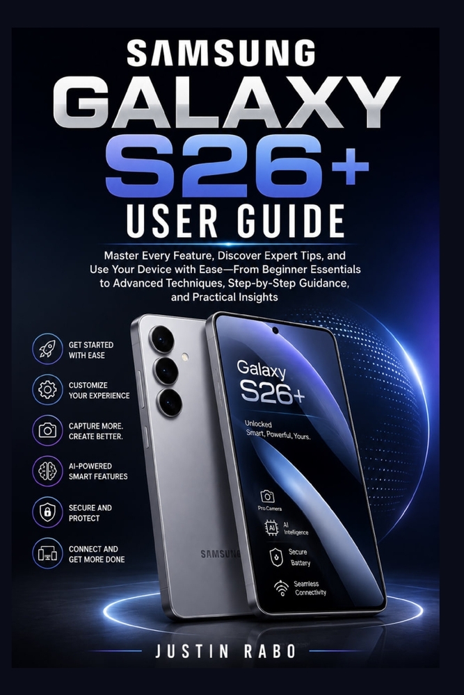 Samsung Galaxy S26+ User Guide: Master Every Feature, Discover Expert Tips, and Use Your Device with Ease-From Beginner Essentials to Advanced Techniq cover