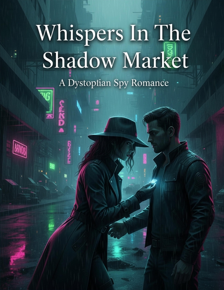 Whispers In The Shadow Market: A Dystopian Spy Romance cover